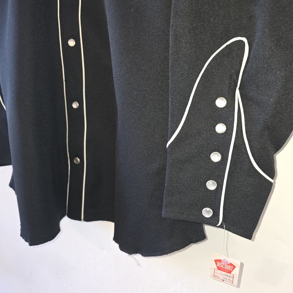 RARE 70's Vintage H BAR C Western Shirt - Picture 6 of 8